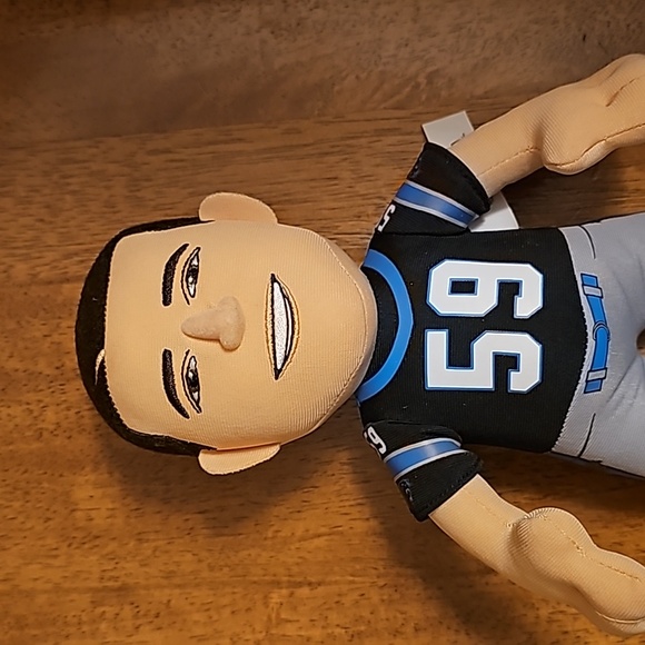 2016 Bleacher Creatures NFL Carolina Panthers Luke Kuechly #59 Plush Doll 10" - Picture 2 of 4
